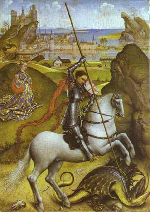 St. George and Dragon, Rogier van der Weyden